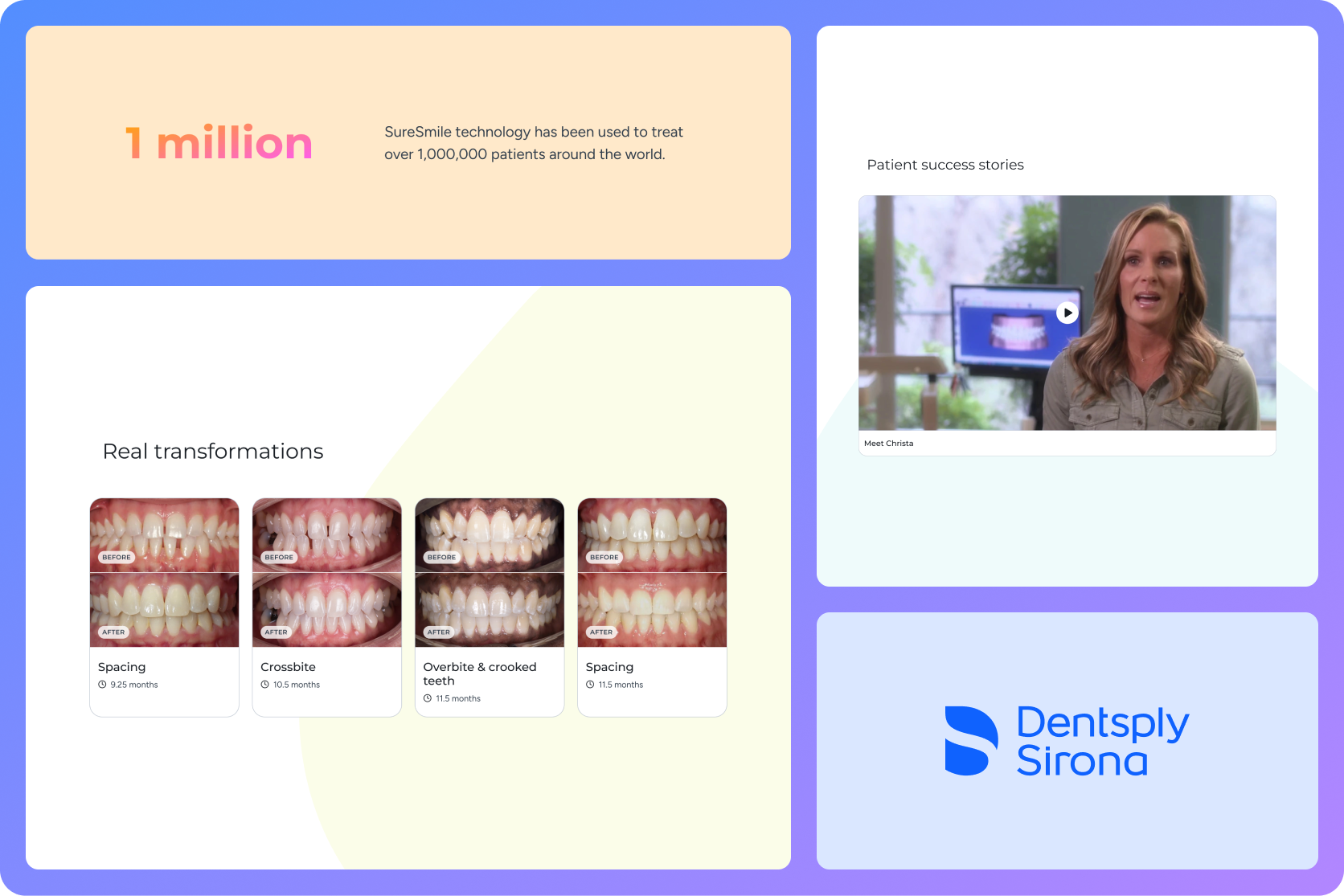 Collage of social proof